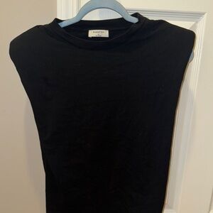 Aritzia Babaton Black Sleeveless Top